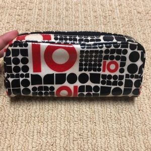 Kate Spade 10th Anniversary print cosmetic bag